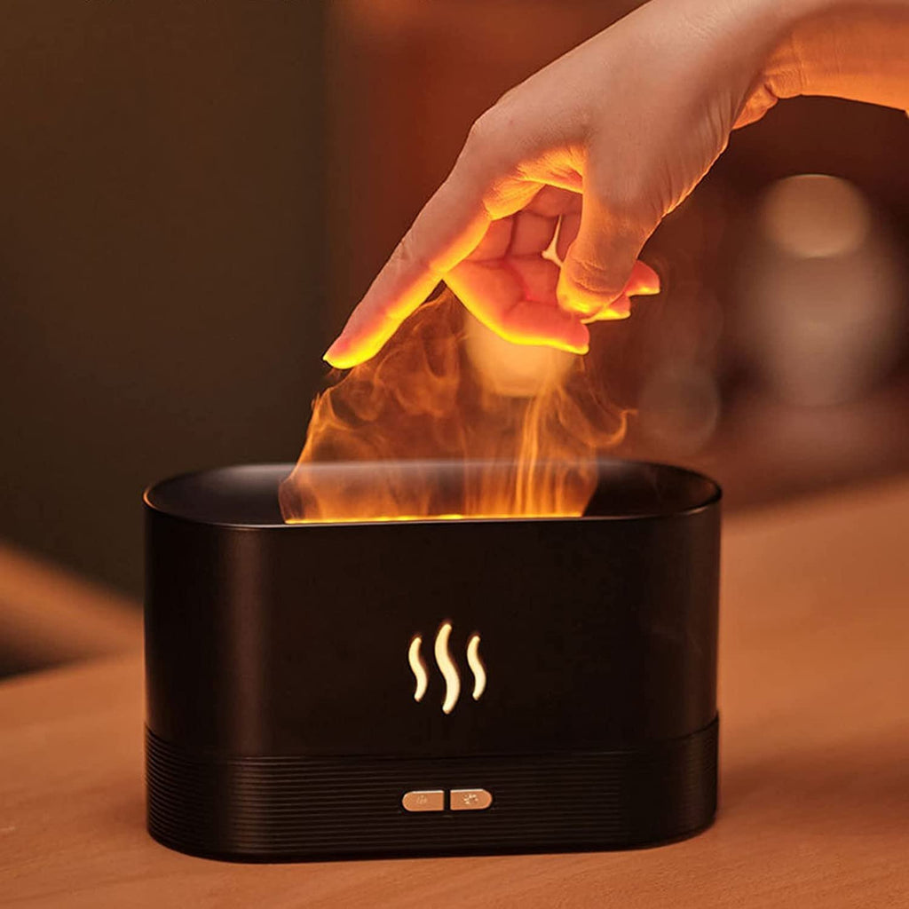The Hearth Flame Diffuser — Matte Charcoal
