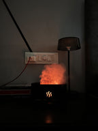 The Hearth Flame Diffuser — Matte Charcoal
